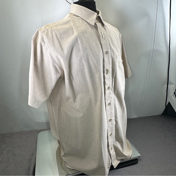 Alpenland Cotton Button Up Shirt 17.5”Collar / 53” Chest - Picture 5 of 11